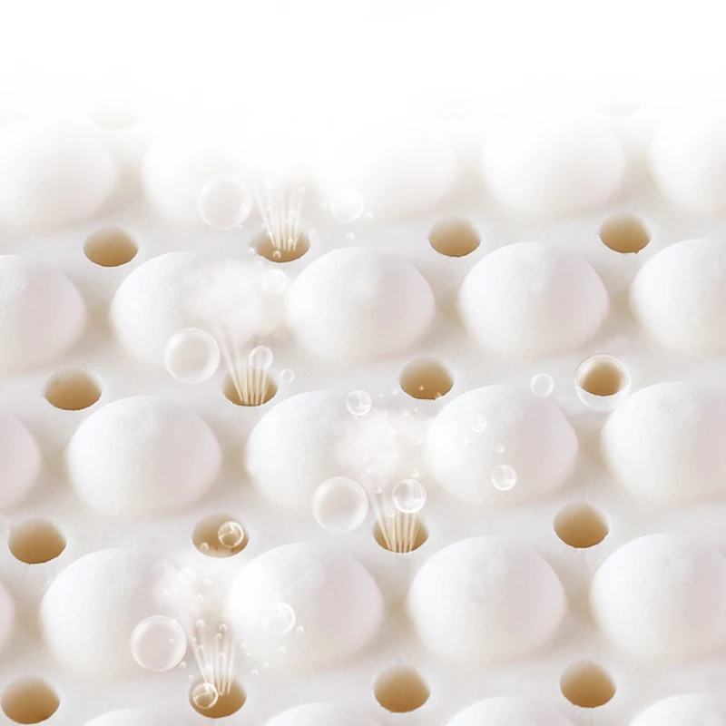 Newest design top quality China king queen size latex mattress topper