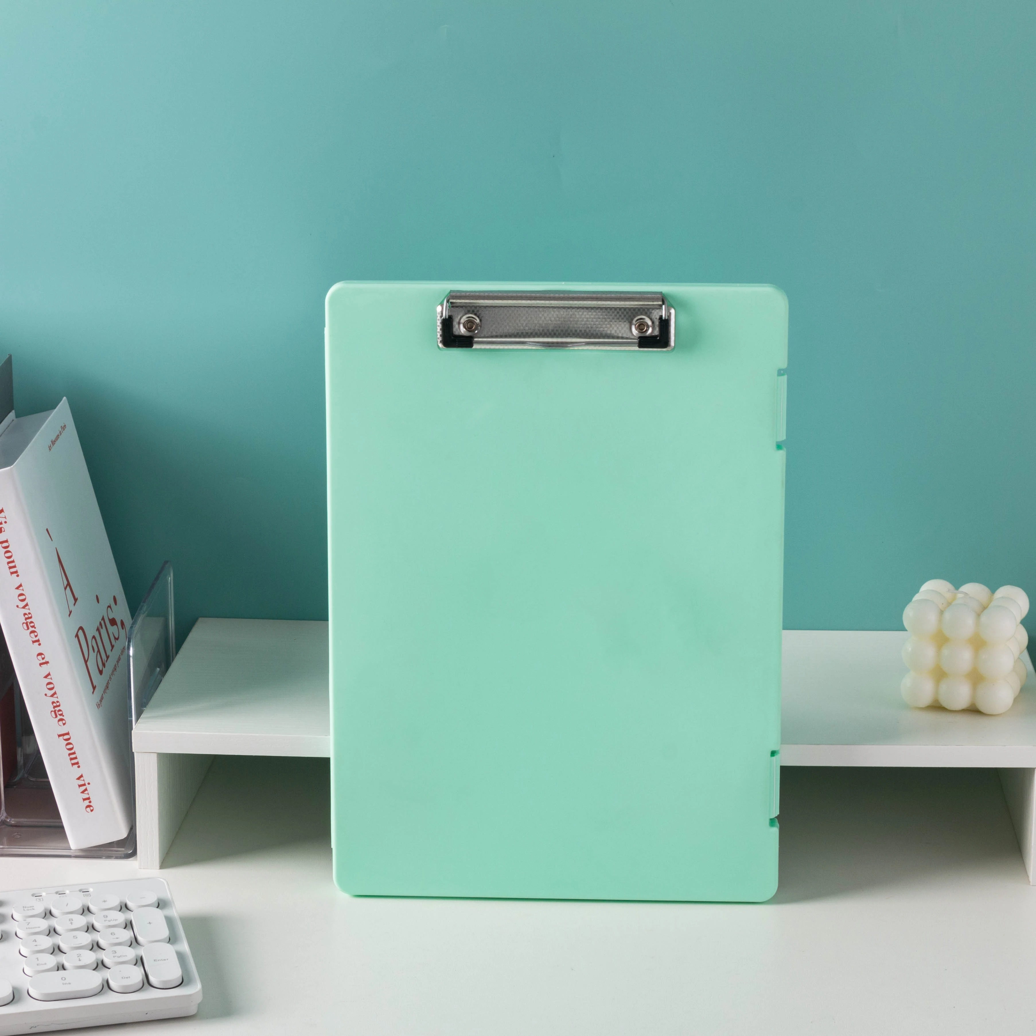 Thicken storage clipboard open nursing clipboard foldable storage heavy duty clipboard storage plastic folder