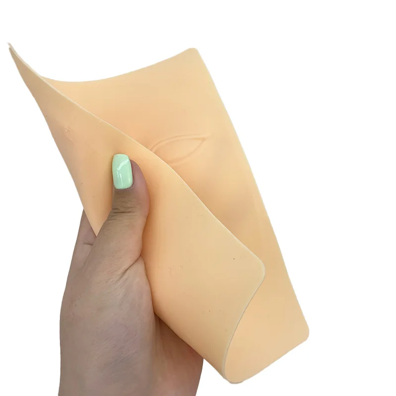 Tattoo practice skin face tattoo eyebrow imitation human skin child tattoo beginner semi-permanent tool fake leather silicone