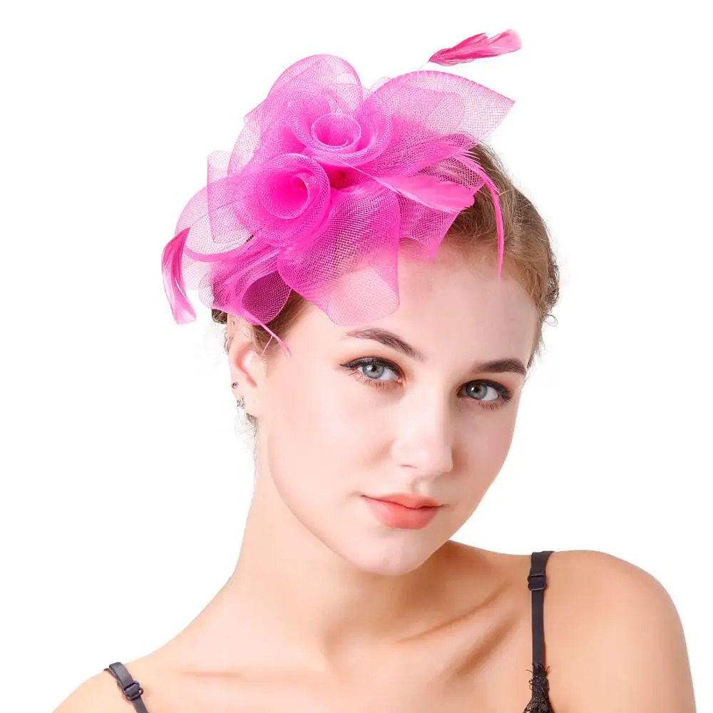 
2020 Ladies Church Party Tea Party Wedding Kentucky Derby hats for women Fascinator Hats 