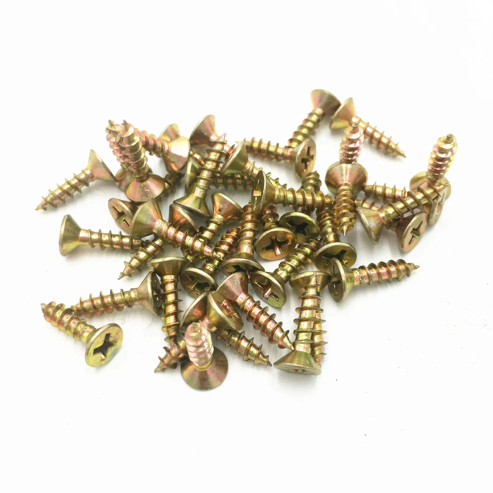 Wholesale Yellow Carbon Steel Chipboard Screw Wood Screw for Construction