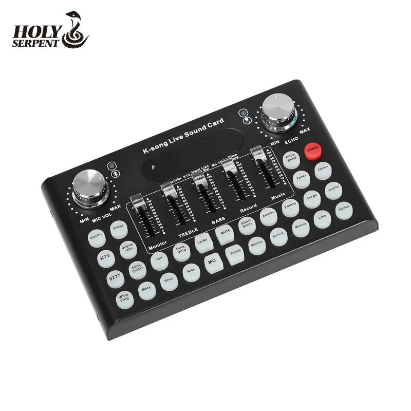 
Studio Запись в реальном времени шоу Звуковая карта для мобильного телефона Android IOS прямая трансляция 