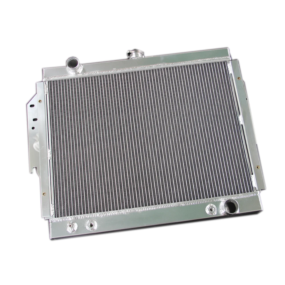 2 Row Aluminum Radiator For 79-89 D100 79-91 Dodge D150 W150 D200 V8 5.9L