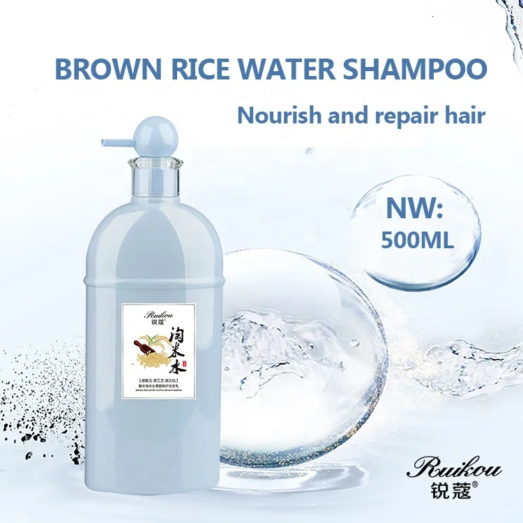 
Most Popular Glorious Natural Rice Water Shampoo Soft Hair Brown Rice Water Shampoo 