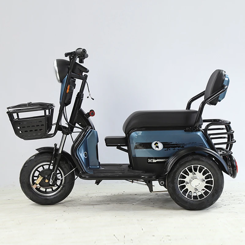 Electric tricycle with 3 wheels high speed comfortable cargo bike