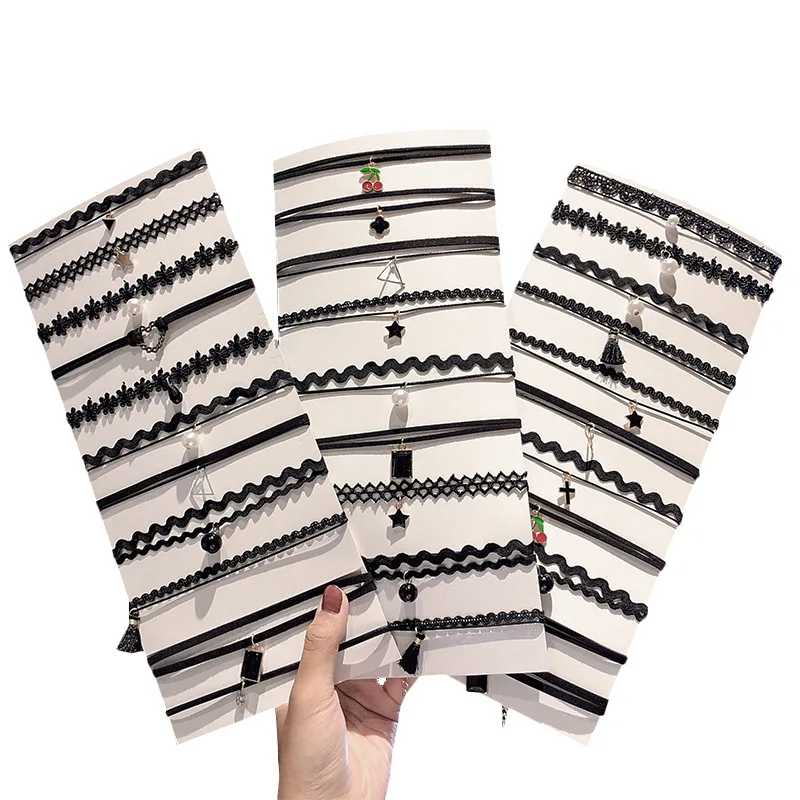 
New Lace Ladies Necklace Girls Clavicle Chain CHOKER Neck Simple Fashion Popular Jewelry 