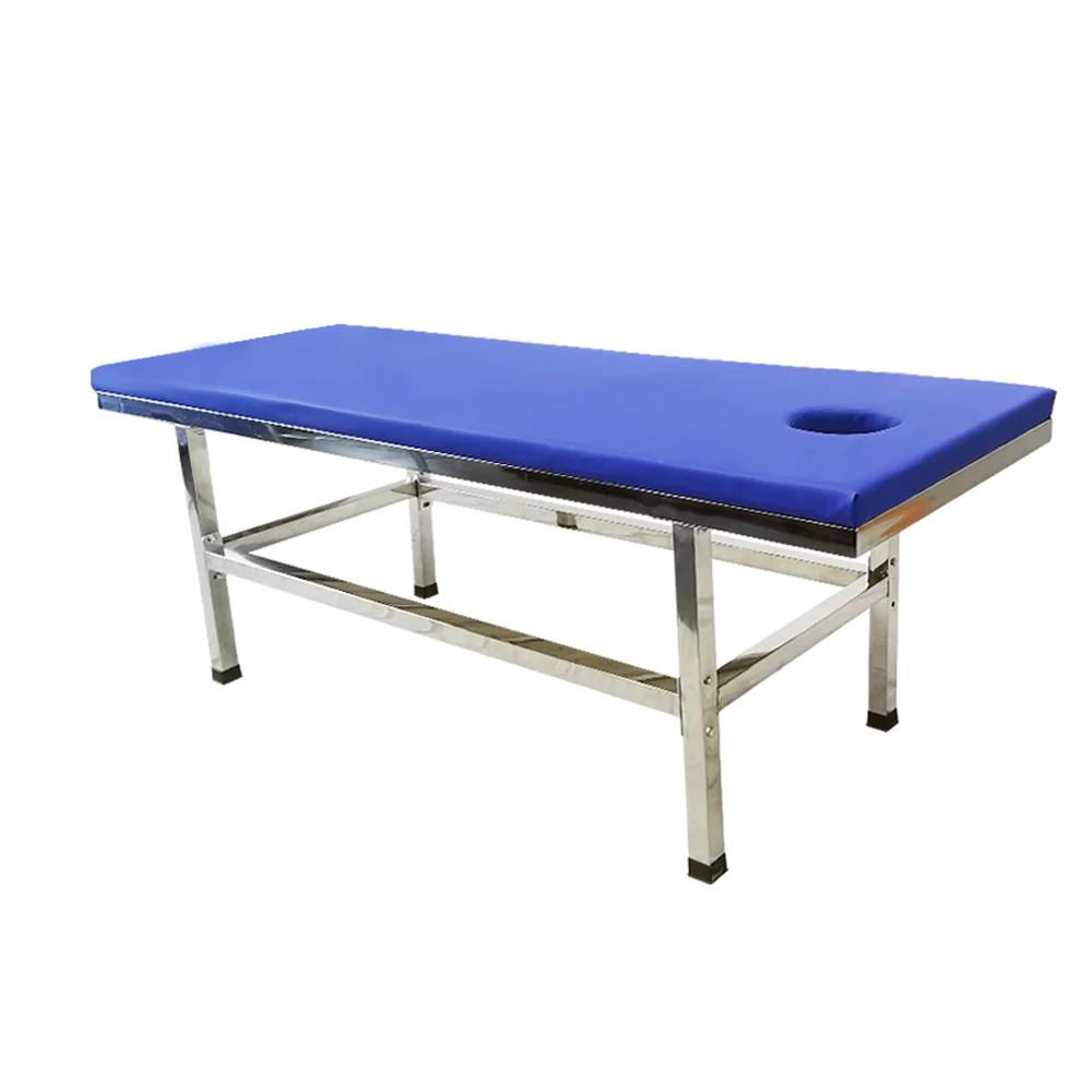 Stainless Massage Table 2 Section Facial SPA Professional Massage Bed, Stainless Frame, Salon Massage Bed with high quality
