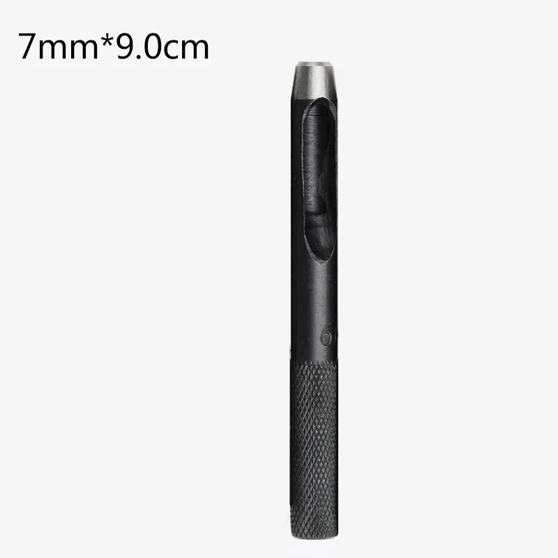 7MM Leather Hole Punch - Round Steel Leather Craft Hollow Hole Punch, Cutter Tool for Watch Bands, Leather, Belts, Canvas, Paper