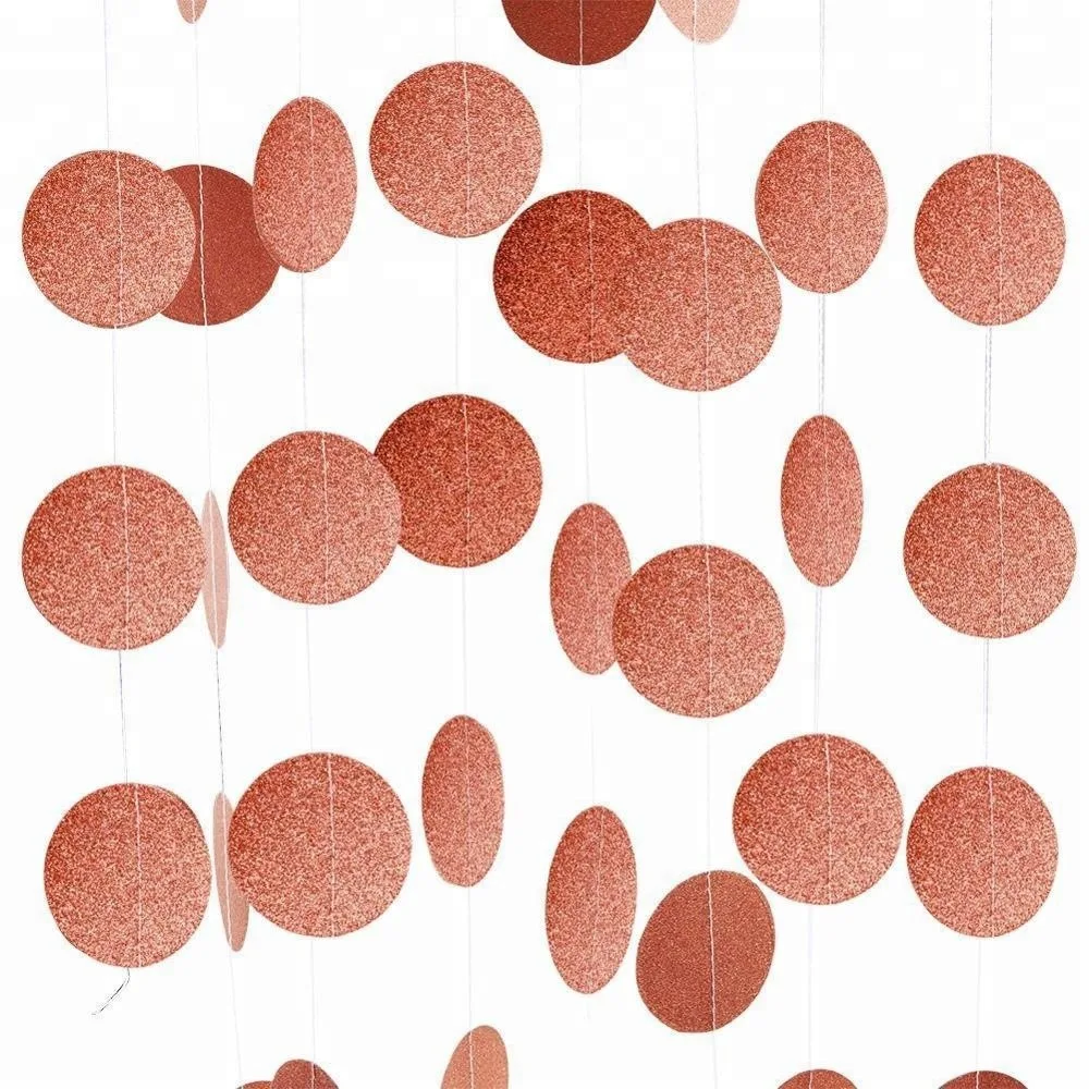 New Happy Birthday Rose Gold Balloon Set Paper Flower Ball Bright Flowing Slash Banner Birthday Party Balloon Decoration