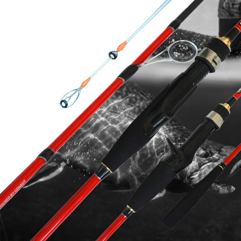 
Wholesale nice quality carbon 1.8m 2 section rod fishing spinning 