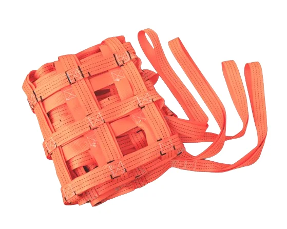 Heavy Duty Polyester Lifting Straps Cargo Net Cargo Hanging Net with Cutting and Moulding Processing Services