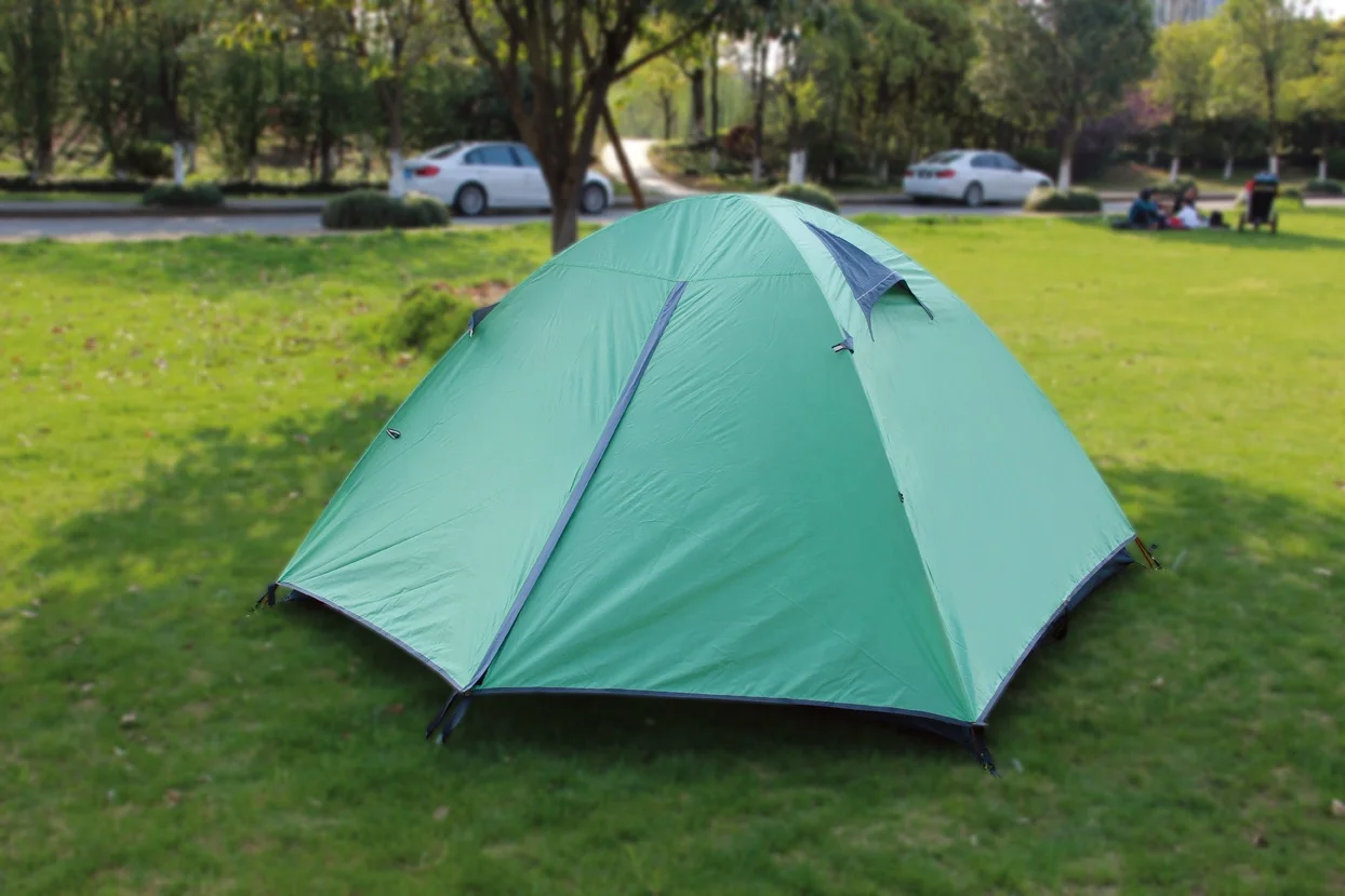 Hot sale ultralight lightweight 4 season 2 persons green hanging outdoor waterproof camping tree tent