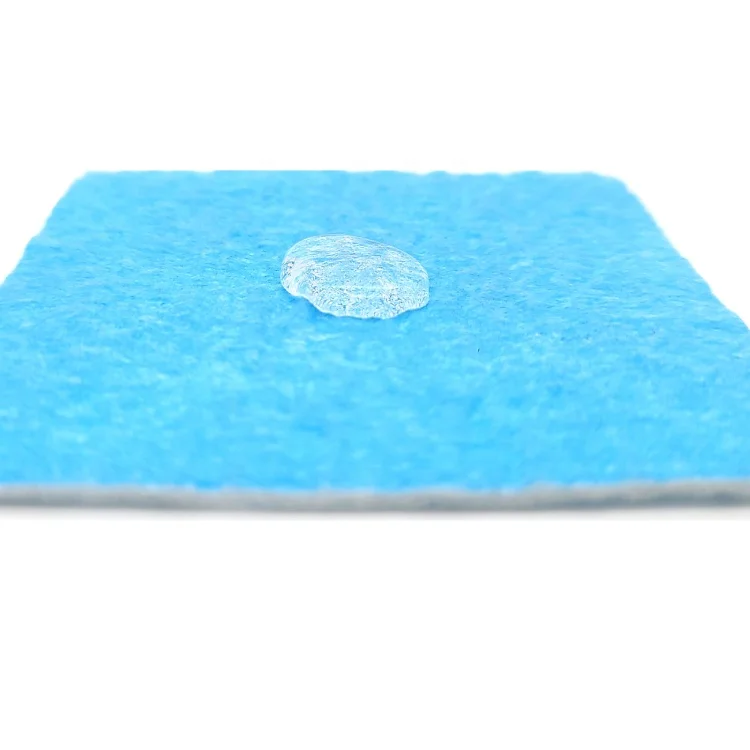 Double-sided composite absorbent pad Blue PP/hot-rolled ES non-woven wound absorbent pad material