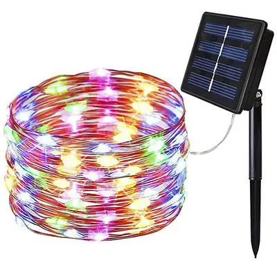 Patio use waterproof 50L 100L 200L Christmas string lights outdoor solar string lights garden