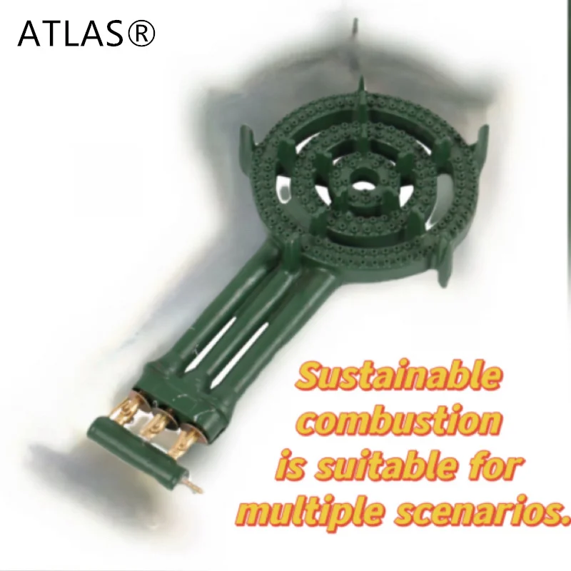 Portable Iron Infrared Gas Stove Burner for Kitchen Outdoor RV with Single and 3 Burners Cast Iron Surface