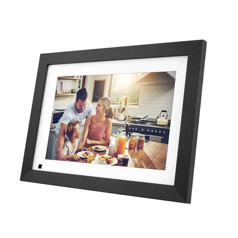 Amazon Популярные Оптовые Цифровая фоторамка с сенсорным управлением поддерживает воспроизведение видео на большом 10-дюймовый экран