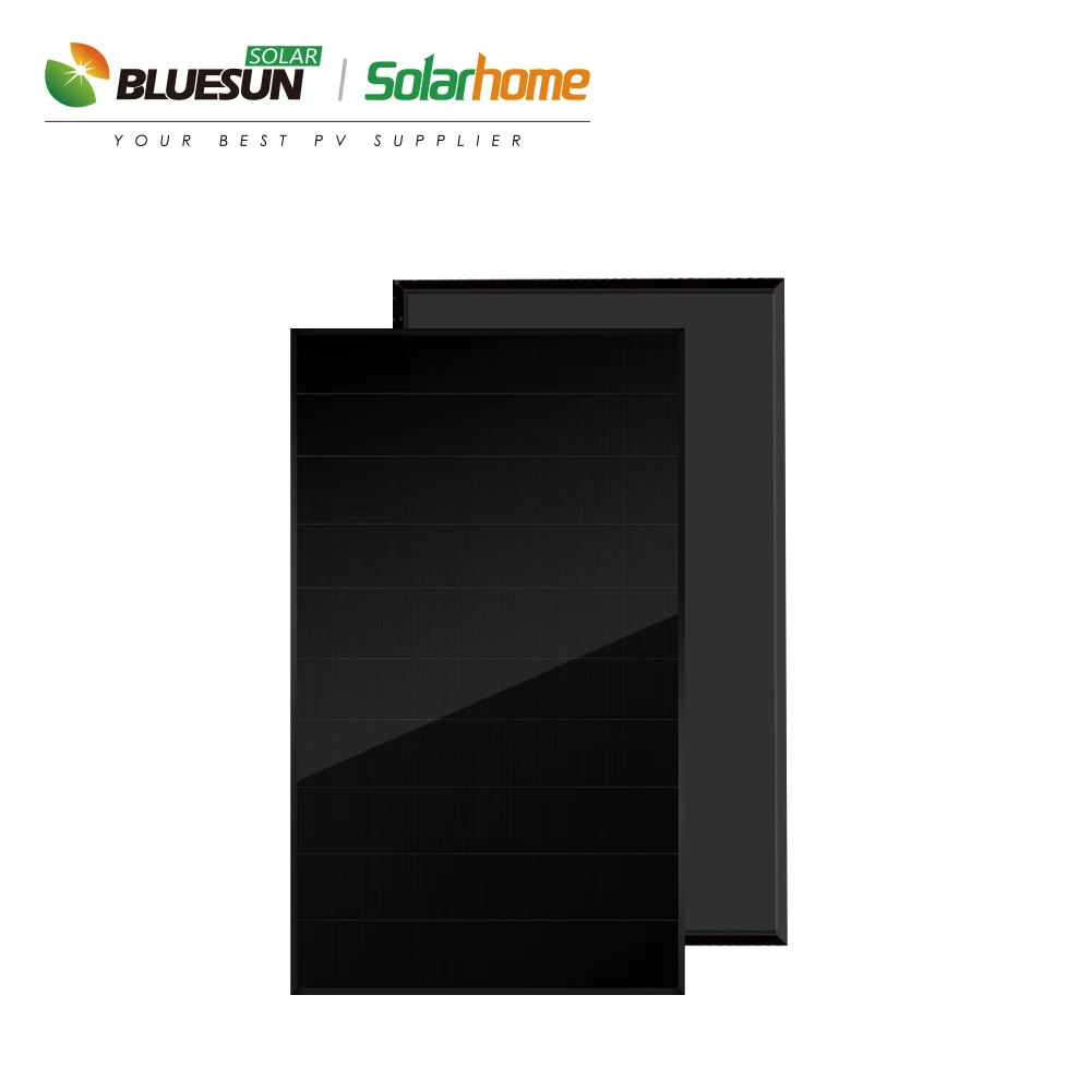 Bluesun солнечная панель CE TUV сертификат полностью черный 415 ватт 450 ватт солнечные панели pv модуль США в наличии