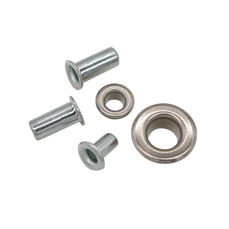 Wholesale Hardware Mass stock Custom Service 1.5mm 40mm Garment Eyelet Rivet For Shoes bags