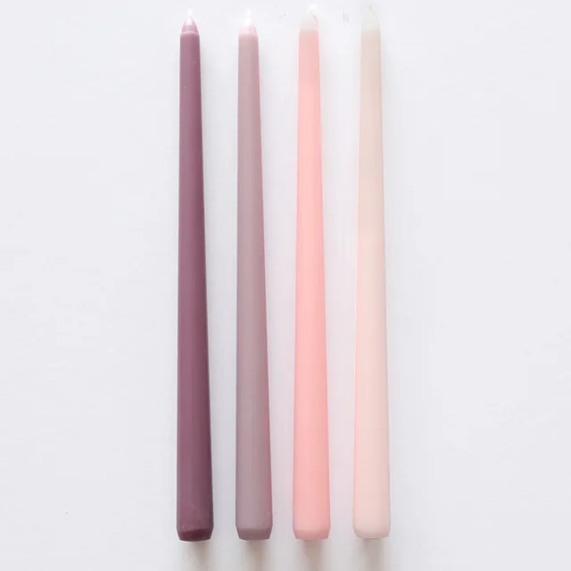 12 Inch Tall Taper Candles Unscented Dinner Candle with Cotton Wicks