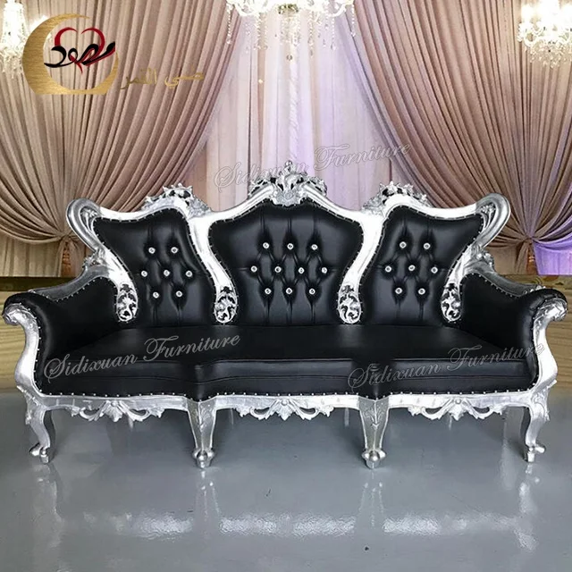 Старинные винтажные праздничные деревянные королевские стулья, роскошные свадебные королевские стулья