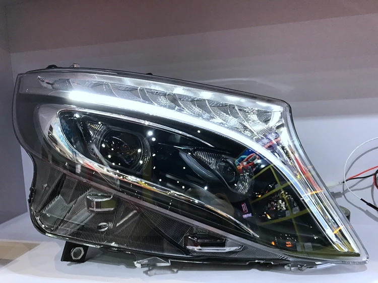 
BiLED projector lens headlight for 2014 Vito Valente Viano 