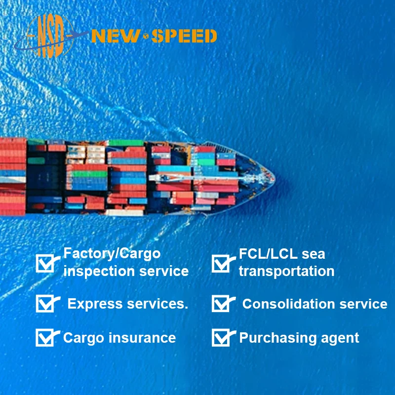 NEW SPEED Shipping 20 Foot Containers Sea Freight DDP Ship Digital Watches Sandals Briefs Harem Pants Shipping Agent To US
