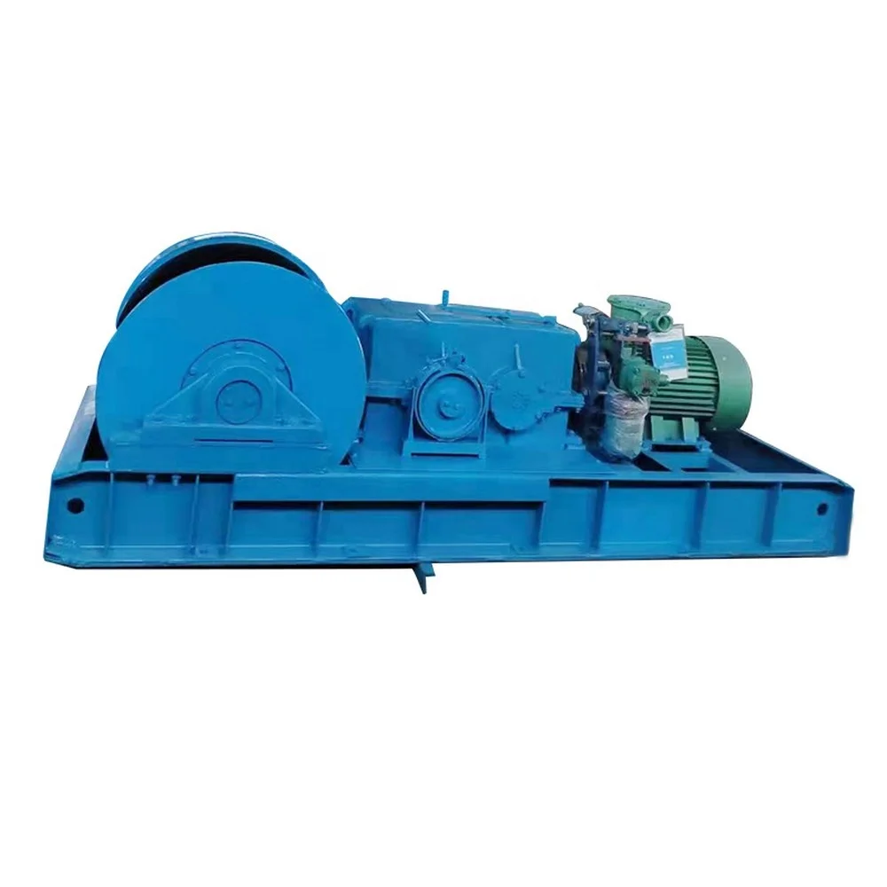 Factory Supply Double Speed Winch 5ton Diesel Engine Powered Winch For Marine Construction Mining Winch
