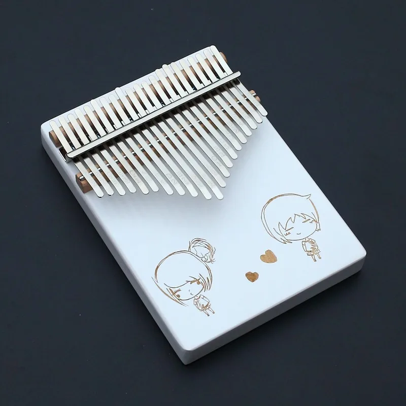 21 Keys Kalimba Thumb Piano High-Quality Wood Learning Book Tune Hammer Musical Instruments