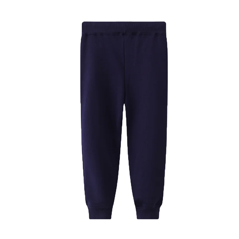 Custom Comfy Organic Cotton Hip Hop Kid Straight Leg Harem Trousers Children Boy Pants For School Track