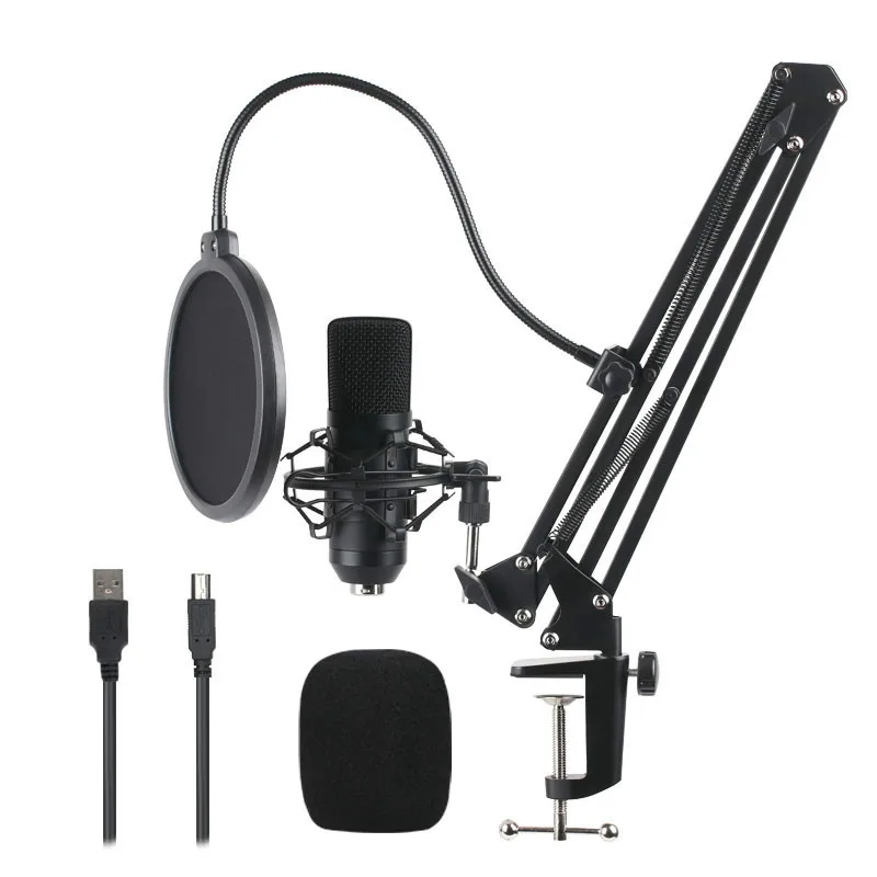 Microfono usb for Studio Microphone Recording Microphone Podcast Equipment and Microphone Gaming