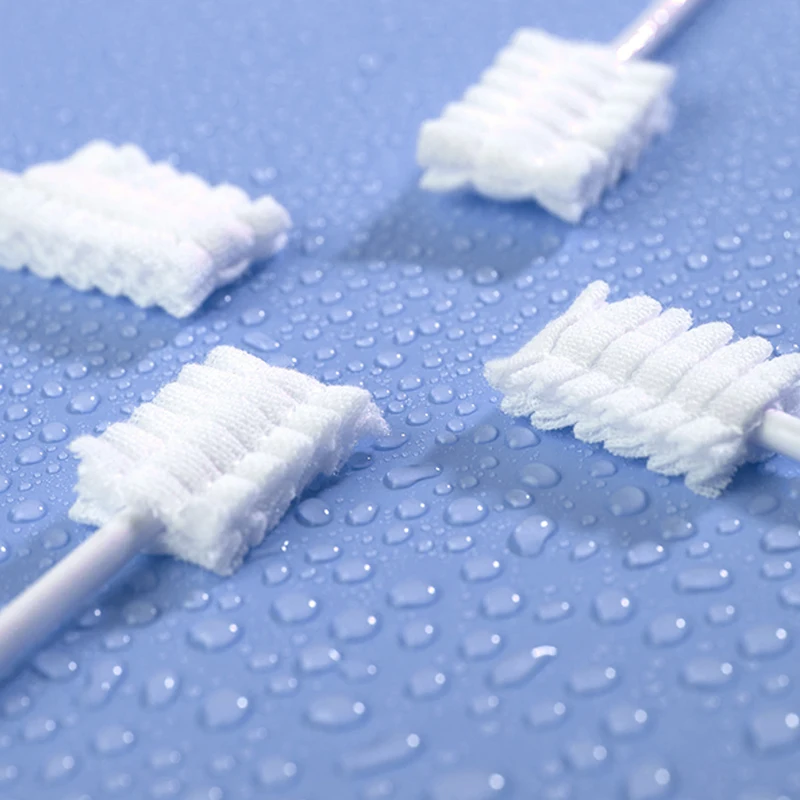 32pcs Oral Cleaning Baby Gauze Toothbrush Cotton Gauze Cleaner