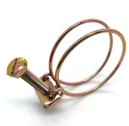 Latest innovative products free is 0.5nm Break is 3.5nm Double wires hose clamp