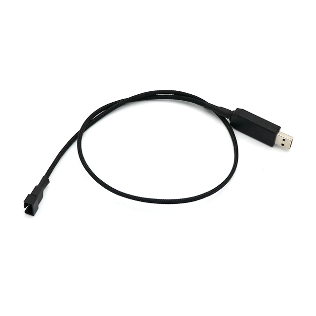 Фабрика вентилятор для ПК адаптер 5V/12V напряжение повышающего рукавами мощность USB двойной 3-контактный и 4-контактный