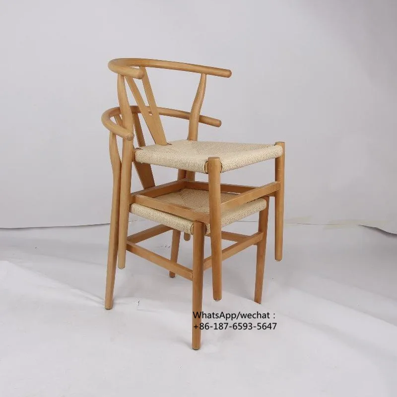 Ash wood Hans Wagner Dining Wishbone Chair