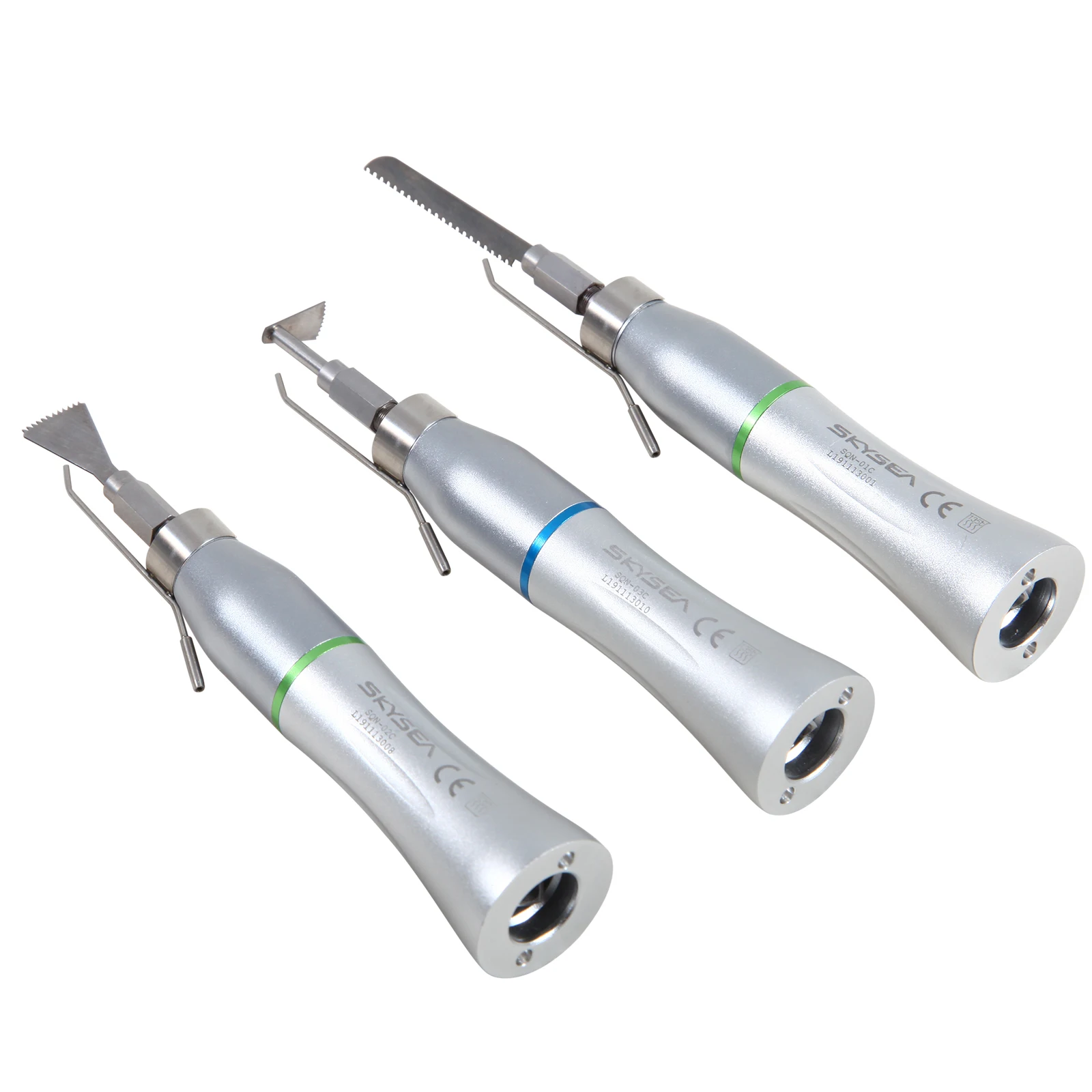 3 type Dental 1:1/4:1 External Saw Straight Handpiece Oral Surgery Slow Speed Oscillating Reciprocating Sagittal For Adult/Child