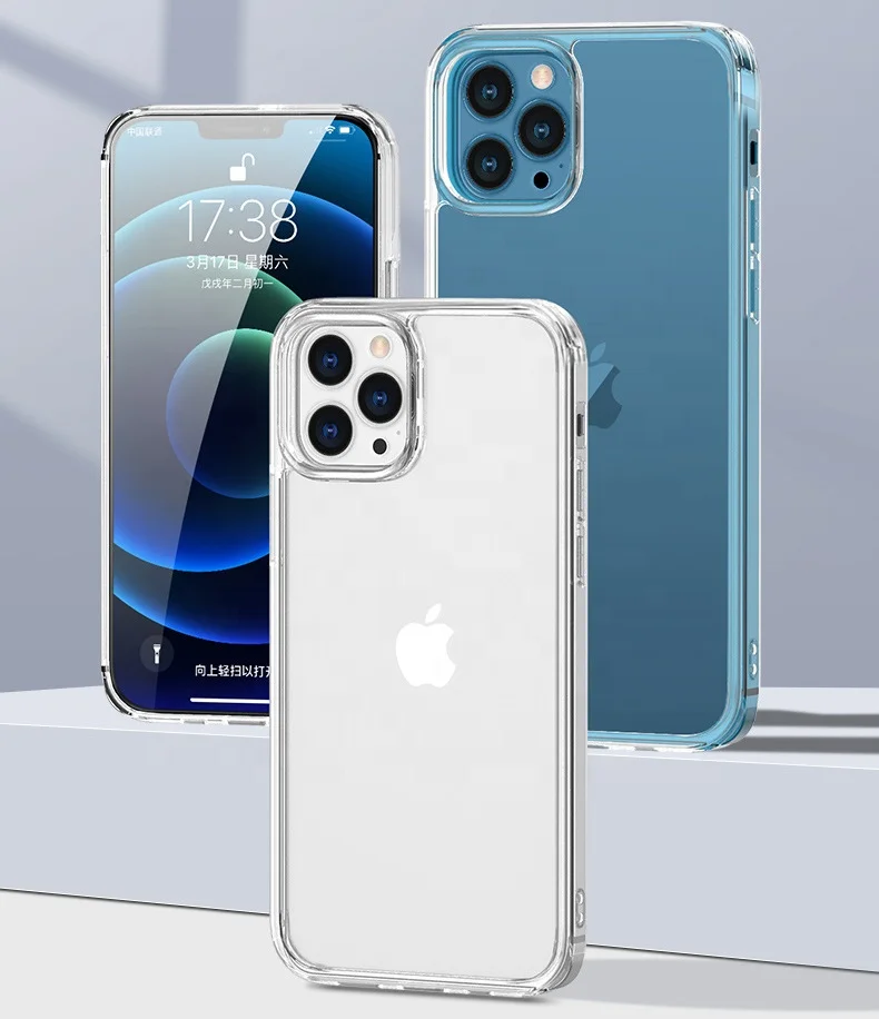 2022 Silicon Tempered Glass+TPU Clear Phone Case For iPhone 12 Pro max Glass Case Cover for iPhone 13 1 14 Max