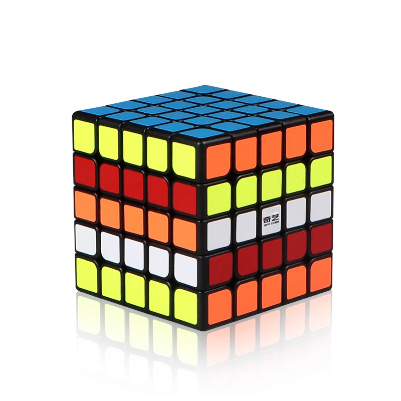 Qiyi Qizheng Magic Cube 5x5 Sticker Cube 5x5x5 Cubo Magico Cubic Anti-stress 5 By 5 Puzzle Game Plastic Cube Toys For Children