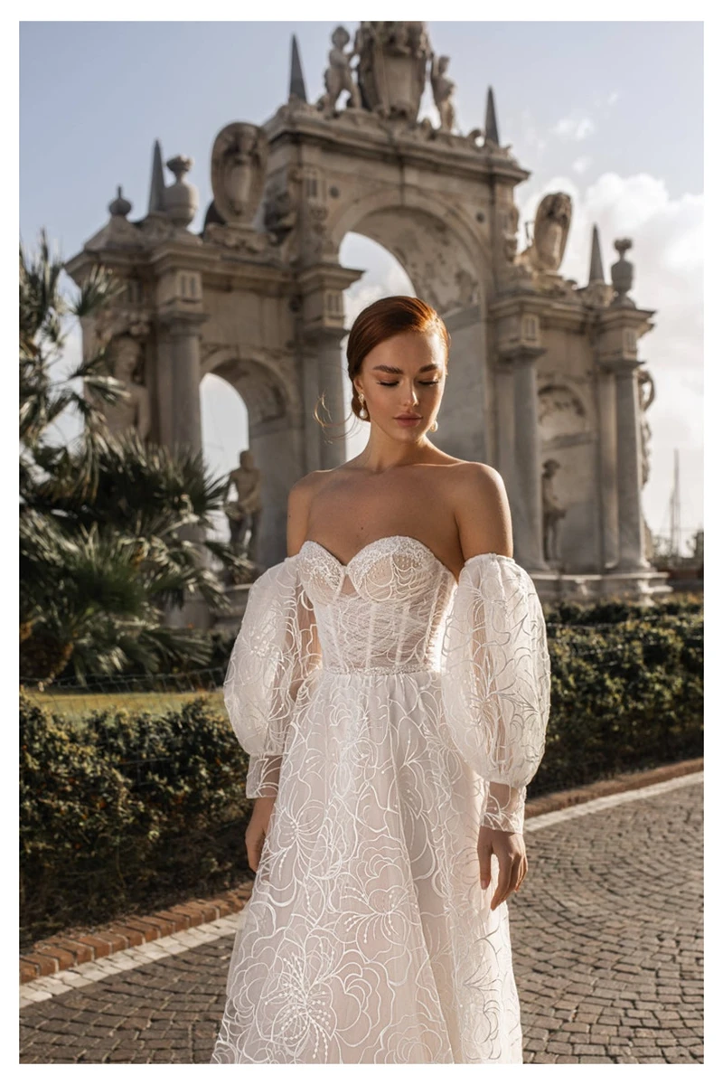 High endwedding bridal floral custom embroidery sheer white soft lightweight evening dress french tulle lace fabric by the yard