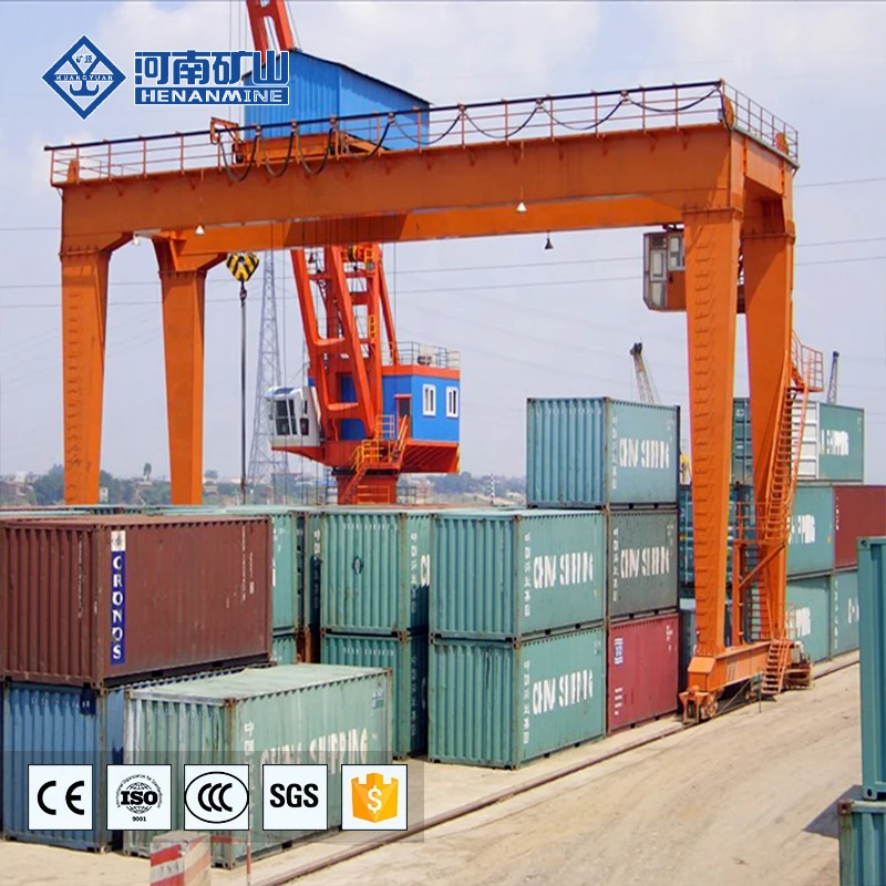 rmg container lifting crane 20 ton 40 ton 60 ton Rail Mounted Container Gantry Crane for sale