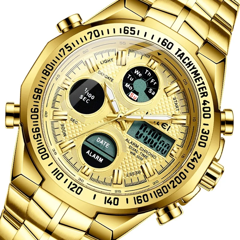 STAR RUDDER 1001M multi-functional sports wrist watch casual water proof mens watches private label luxury quartz mens watch
