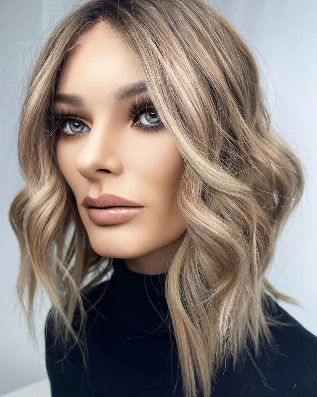 100% европейские человеческие волосы высшего качества с двойным рисунком естественная волна Боб хайлайтер блонд парики застежкой 5*5 еврейский кошерный парик