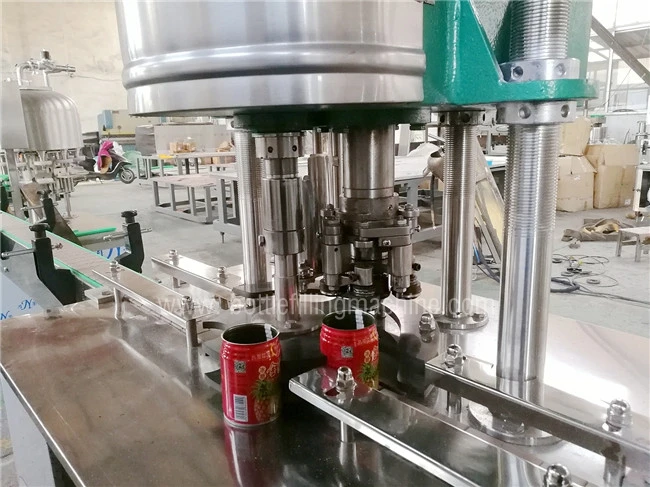 2000BPH Pineappl Juice Canning Machine, Aluminum Can Filling Sealing Machine