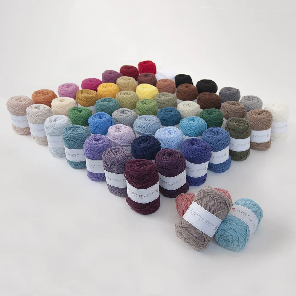 
Hand Knitting Blended Acrylic Yarn Dyed Organic For Crochet Hooks 