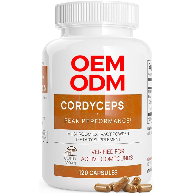 Private Label Cordyceps Sinensis Mushroom Herbal Extract Cordyceps Sinensis Capsule