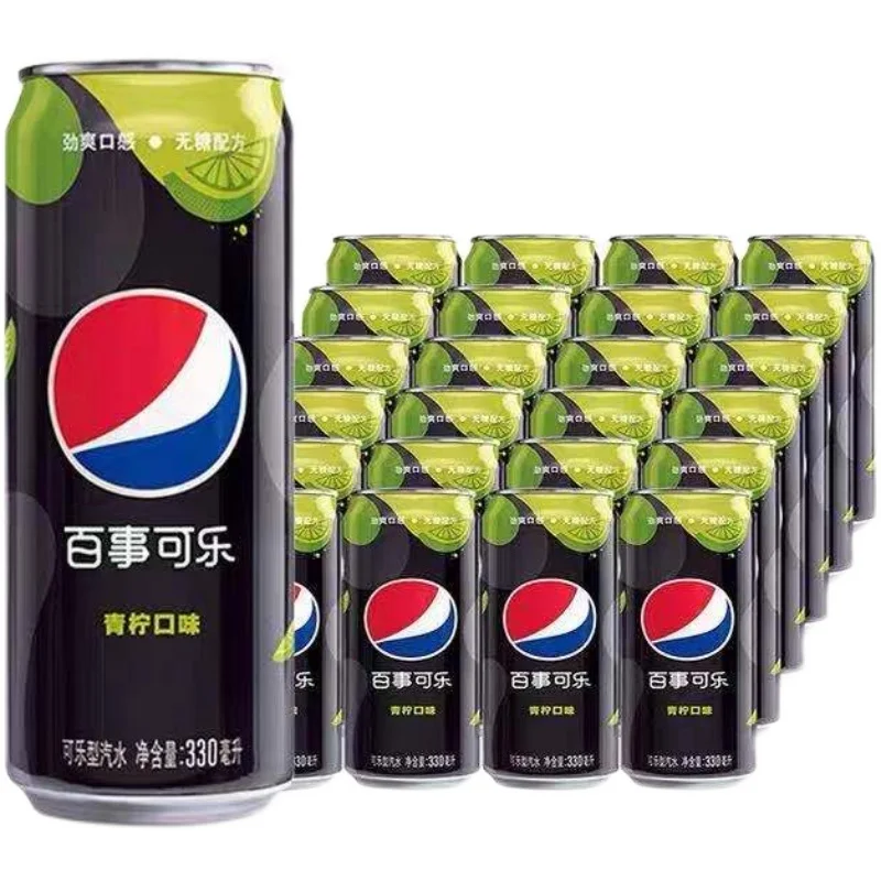 wholesaler cans zero sugar lime flavor drinks Carbonated drinks 330ml
