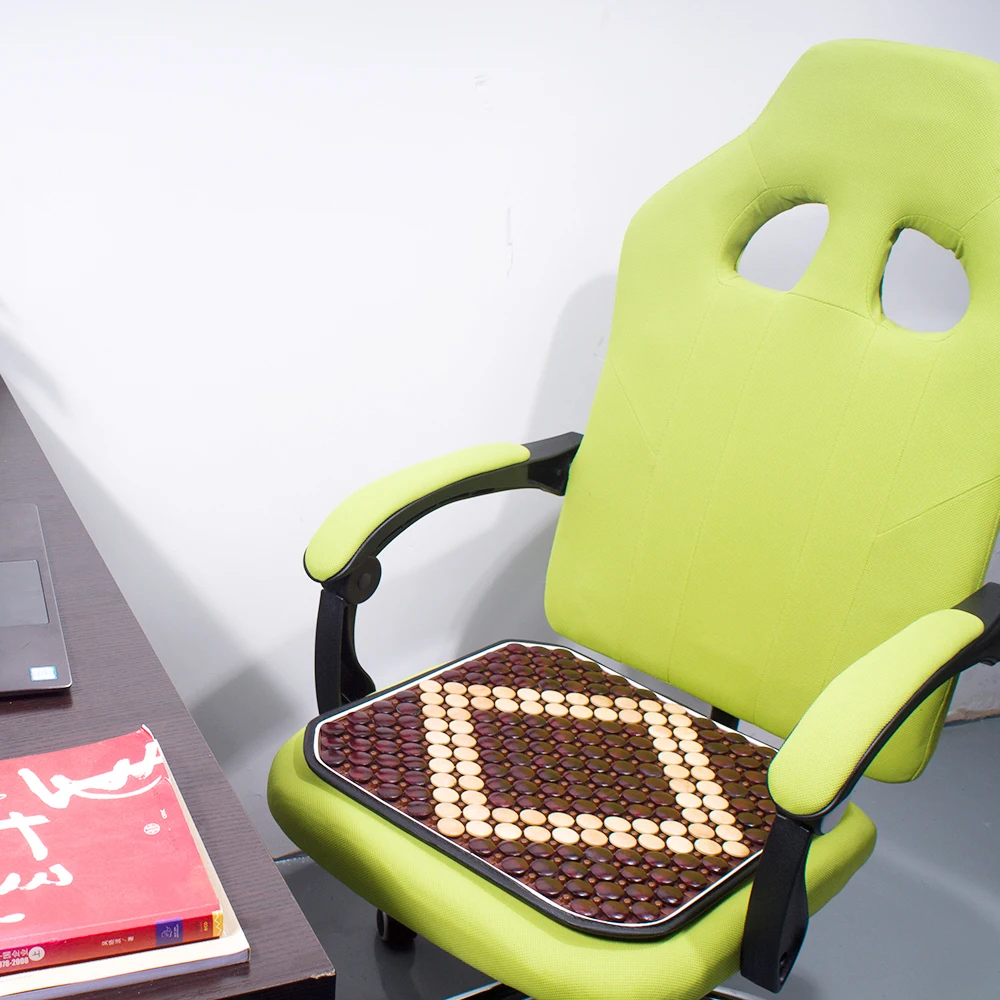 comfort cooling seat breathable wood car seat cushion customized wholesale wooden car seat cushion