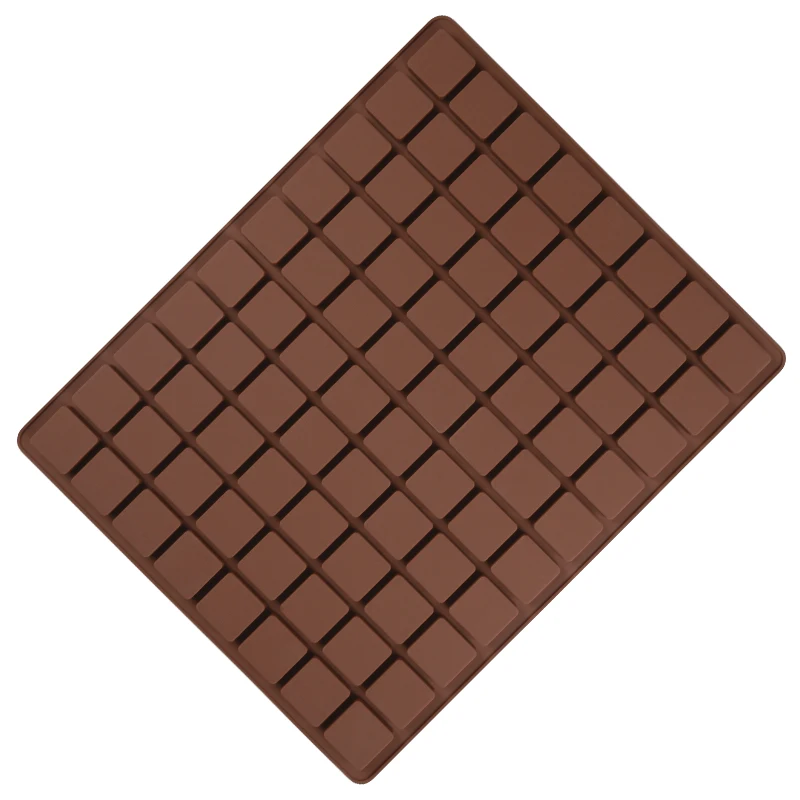 Classical square shape silicone mold for chocolate making soft bpa free chocolate molds baking tools