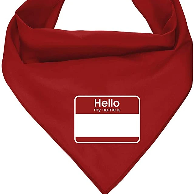 Washable, Adjustable Triangle Tie-On Pet Scarf Bib in Cute Prints Funny Dog Accessories Bandana