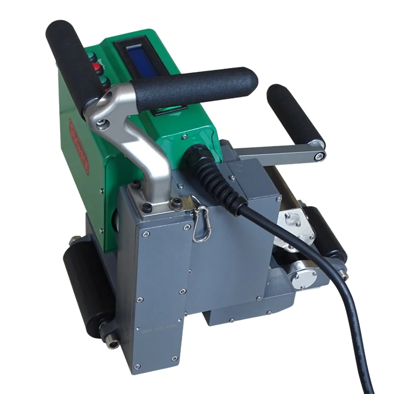(ST2100 )Powerful Geomembrane Overlap Hot Wedge Welding Machine for Welding HDPE PVC Membrane 2100W