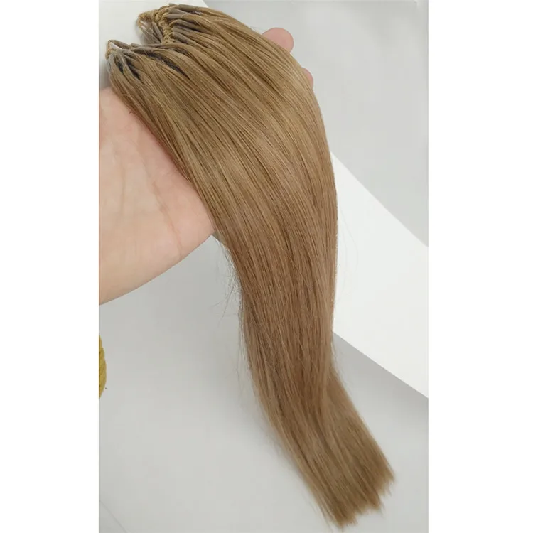 Wholesale Korean Cotton Thread Blonde Remy Human Hair Extensions Brazilian Knot Hair Extension